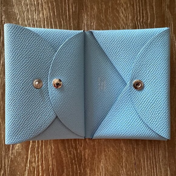Hermes Calvi Duo Card Holder - Picture 1 of 8
